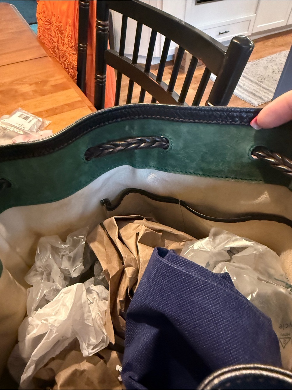 Dooney and Bourke black Florentine Hattie bag - Picture 16 of 16
